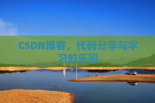 CSDN博客,代码分享与学习的乐园